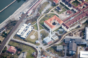 Vue aérienne de Clinique orthopédique à le quartier Schlierbach in Heidelberg dans le département Bade-Wurtemberg, Allemagne