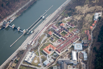 Vue aérienne de Clinique orthopédique à le quartier Schlierbach in Heidelberg dans le département Bade-Wurtemberg, Allemagne