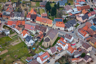 Photographie aérienne de Quartier Gölshausen in Bretten dans le département Bade-Wurtemberg, Allemagne