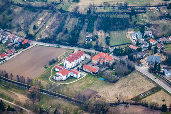 Vue aérienne de L'œuvre d'une vie à Weingarten dans le département Bade-Wurtemberg, Allemagne