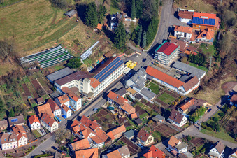 Vue aérienne de Herrenfelder Hof à Wasgaustr à Schwanheim dans le département Rhénanie-Palatinat, Allemagne