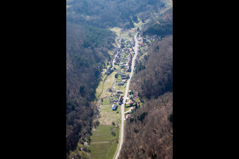 Photographie aérienne de Hanviller dans le département Moselle, France