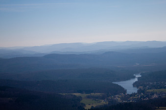 Photographie aérienne de Haspelschiedt dans le département Moselle, France