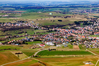 Photographie aérienne de Rohrbach-lès-Bitche dans le département Moselle, France