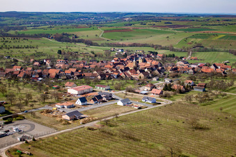 Photographie aérienne de Butten dans le département Bas Rhin, France