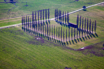 Vue oblique de Lohr dans le département Bas Rhin, France