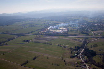 Phalsbourg dans le département Moselle, France d'en haut