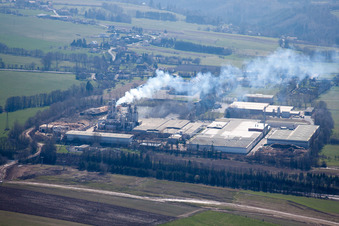 Phalsbourg dans le département Moselle, France hors des airs