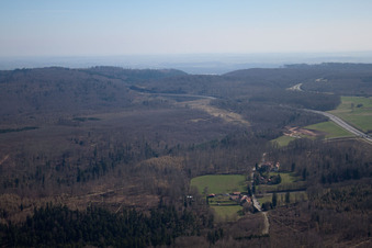 Phalsbourg dans le département Moselle, France vue d'en haut