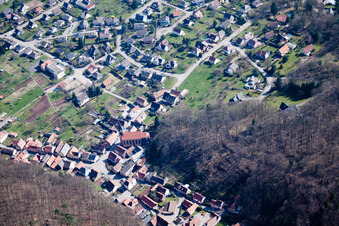 Ottersthal dans le département Bas Rhin, France hors des airs
