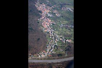 Saint-Jean-Saverne dans le département Bas Rhin, France vue d'en haut