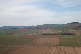 Photographie aérienne de Printzheim dans le département Bas Rhin, France