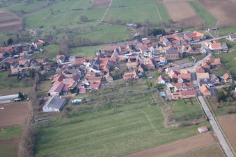Geiswiller dans le département Bas Rhin, France vue d'en haut