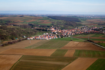Buswiller dans le département Bas Rhin, France hors des airs