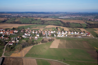 Forstheim dans le département Bas Rhin, France vue d'en haut