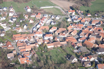 Enregistrement par drone de Morsbronn-les-Bains dans le département Bas Rhin, France