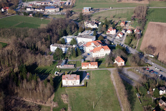 Morsbronn-les-Bains dans le département Bas Rhin, France d'un drone