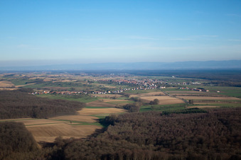 Dieffenbach-lès-Wœrth dans le département Bas Rhin, France vue d'en haut