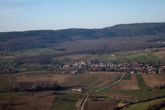 Dieffenbach-lès-Wœrth dans le département Bas Rhin, France vue du ciel