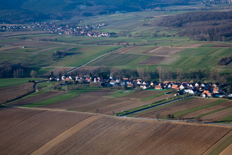 Bremmelbach dans le département Bas Rhin, France vue d'en haut
