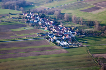 Enregistrement par drone de Bremmelbach dans le département Bas Rhin, France