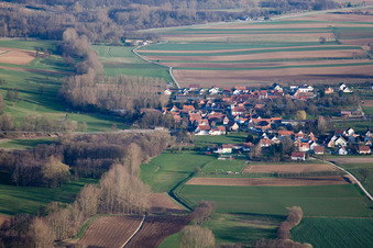 Bremmelbach dans le département Bas Rhin, France d'un drone