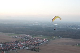 Quartier Hayna in Herxheim bei Landau dans le département Rhénanie-Palatinat, Allemagne vue du ciel