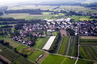 Vue aérienne de Quartier Ottenhofen in Bühl dans le département Bade-Wurtemberg, Allemagne