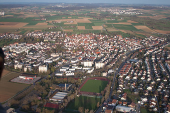 Photographie aérienne de Quartier Münchingen in Korntal-Münchingen dans le département Bade-Wurtemberg, Allemagne
