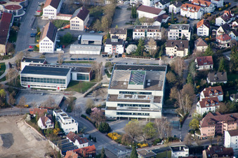 Vue aérienne de Lycée Johannes Kepler, Lindenstr à Leonberg dans le département Bade-Wurtemberg, Allemagne