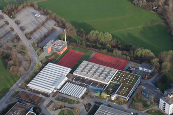 Vue aérienne de Centre scolaire de Fockentalweg à Leonberg dans le département Bade-Wurtemberg, Allemagne