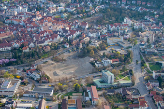 Vue aérienne de Lindenstrasse 4 à Leonberg dans le département Bade-Wurtemberg, Allemagne