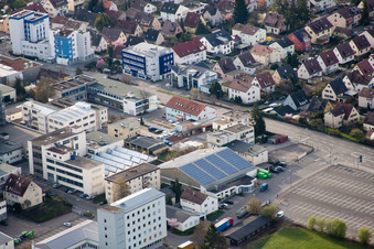 Image drone de METDRA Metal and Wire Products Factory GmbH, Dieselstr. à le quartier Eltingen in Leonberg dans le département Bade-Wurtemberg, Allemagne