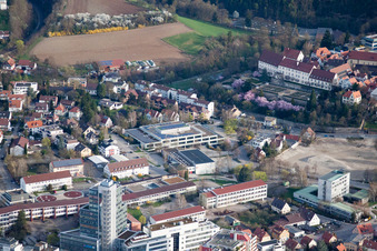 Lycée Johannes Kepler, Lindenstr à Leonberg dans le département Bade-Wurtemberg, Allemagne vue du ciel