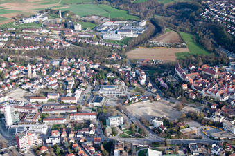 Image drone de Lycée Johannes Kepler, Lindenstr à Leonberg dans le département Bade-Wurtemberg, Allemagne