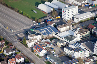 METDRA Metal and Wire Products Factory GmbH, Dieselstr. à le quartier Eltingen in Leonberg dans le département Bade-Wurtemberg, Allemagne vu d'un drone