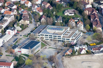 Lycée Johannes Kepler, Lindenstr à Leonberg dans le département Bade-Wurtemberg, Allemagne d'un drone
