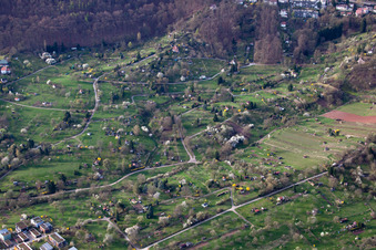Vue aérienne de Chemin des Steingrüben à le quartier Bopser in Gerlingen dans le département Bade-Wurtemberg, Allemagne