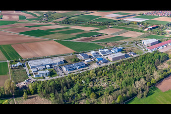 Vue aérienne de Parc industriel W vu du sud à Herxheim bei Landau dans le département Rhénanie-Palatinat, Allemagne