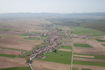Image drone de Salmbach dans le département Bas Rhin, France