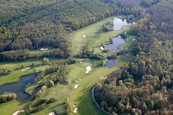 Vue oblique de Golf Club Soufflenheim Baden-Baden à Soufflenheim dans le département Bas Rhin, France