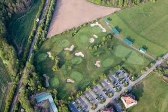 Enregistrement par drone de Golf Club Soufflenheim Baden-Baden à Soufflenheim dans le département Bas Rhin, France
