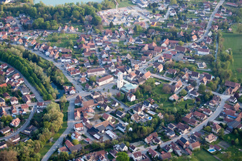 Offendorf dans le département Bas Rhin, France vue d'en haut