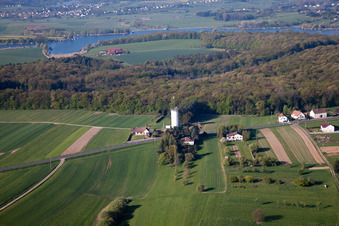 Photographie aérienne de Ernestviller dans le département Moselle, France