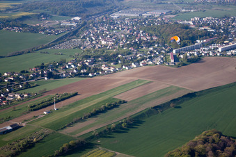 Vue aérienne de Saint-Avold dans le département Moselle, France