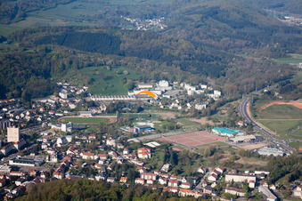 Saint-Avold dans le département Moselle, France d'en haut