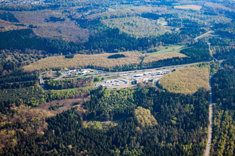 Vue aérienne de Longeville-lès-Saint-Avold dans le département Moselle, France