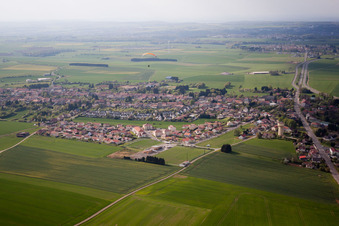 Photographie aérienne de Villers-la-Montagne dans le département Meurthe et Moselle, France