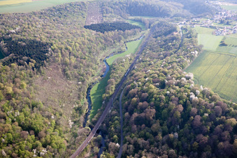 Vue aérienne de Cons-la-Grandville dans le département Meurthe et Moselle, France