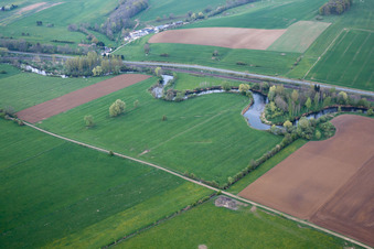 Photographie aérienne de Villy dans le département Ardennes, France
